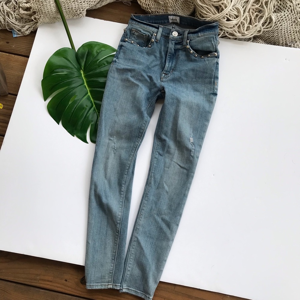 ❤️Hudson high waist studded light wash jeans - Picture 5 of 7